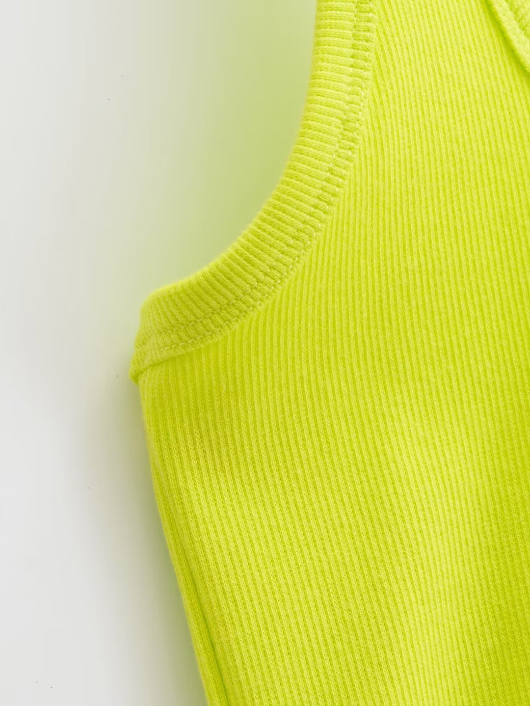 Square Collar Slim-Fit Vest Sling Top