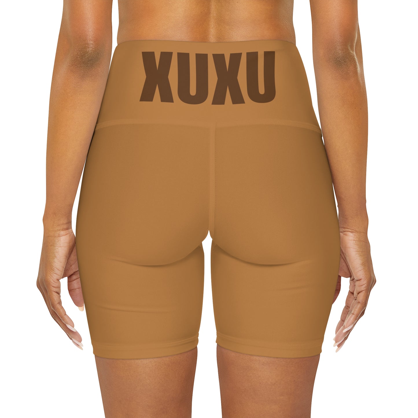 CIRCUS XUXU Yoga Shorts Tan (7479231938648)