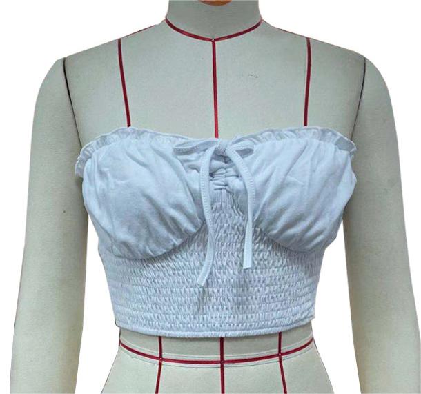 Slinky - Backless Lace Bow-Strings Cropped Top (7517948969048)