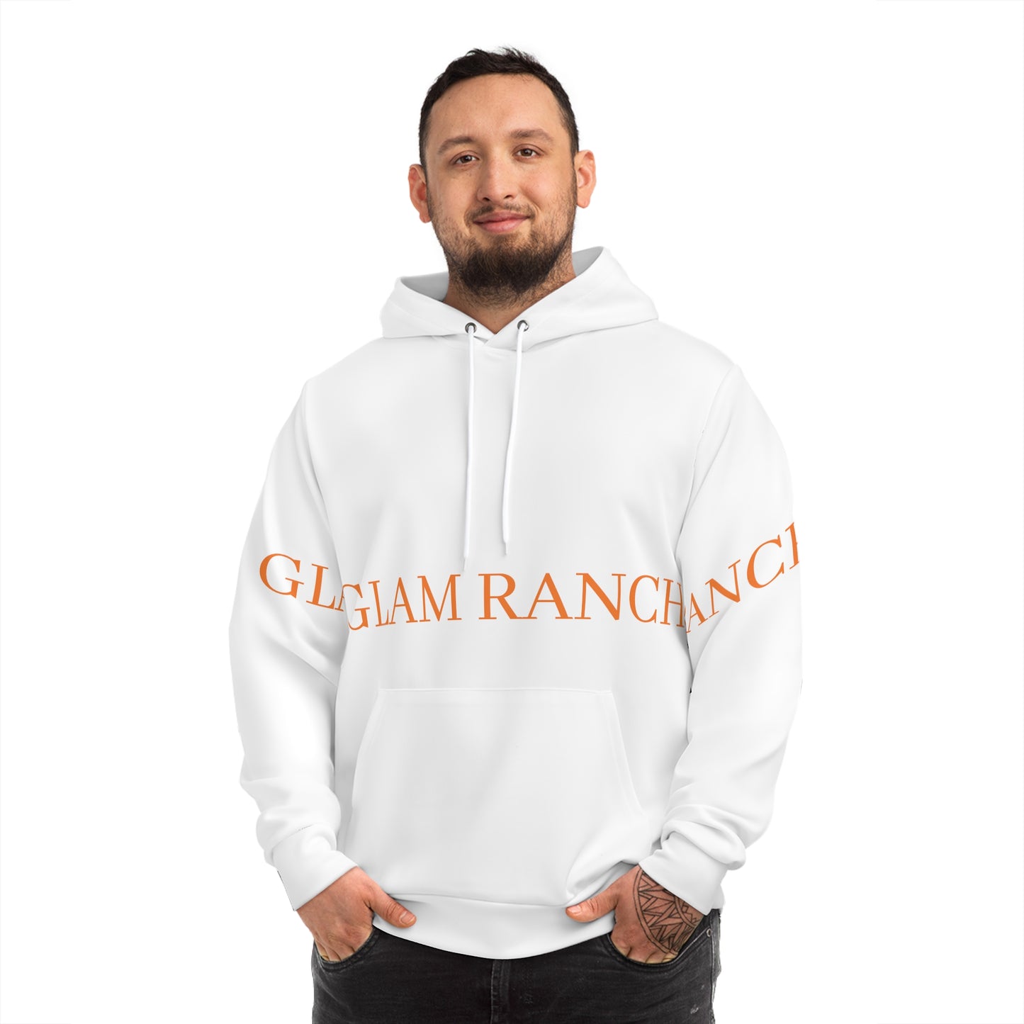 GLAM RANCH - Fashion Hoodie Orange (7479186260056)