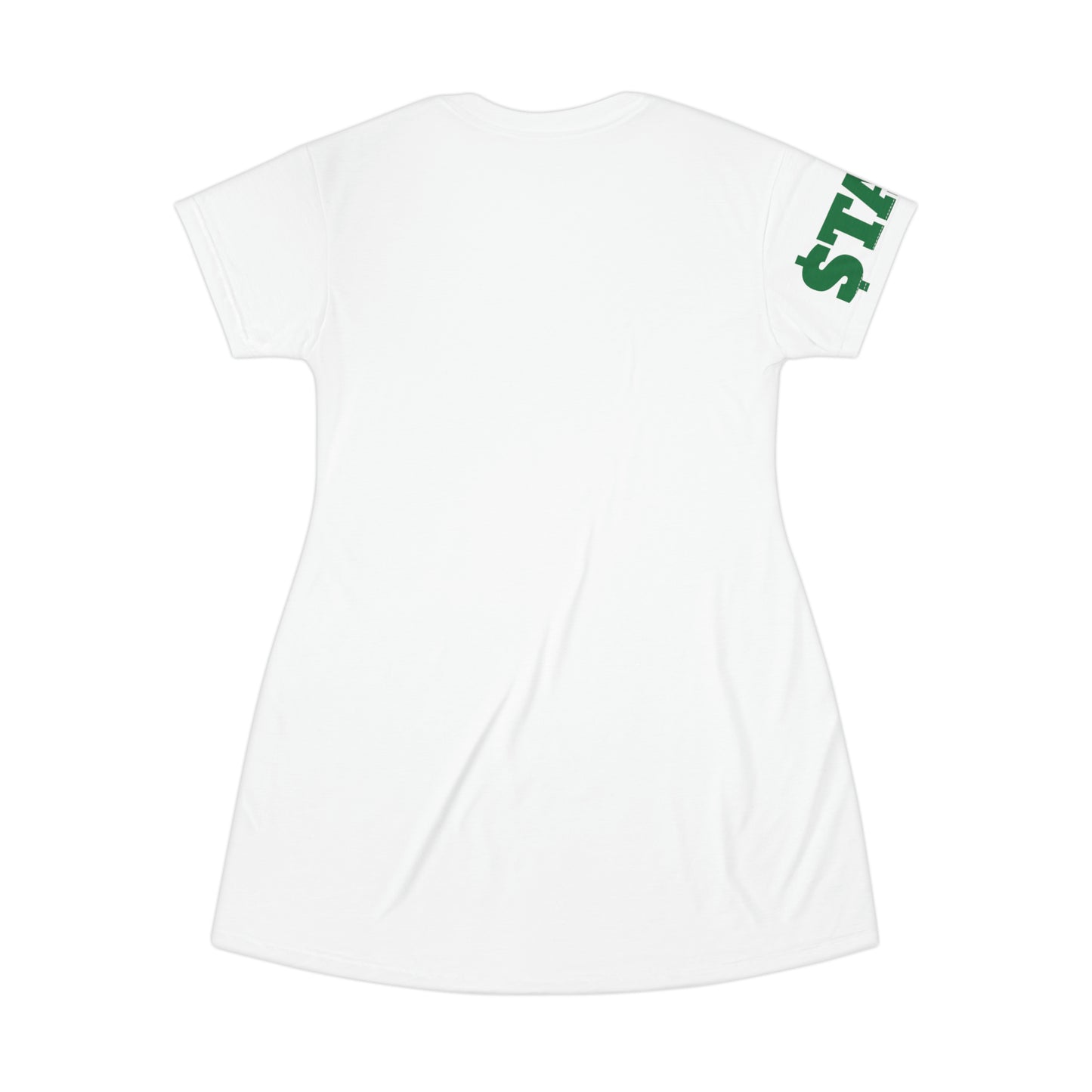 STAIN T-Shirt Dress Green (7479083794520)