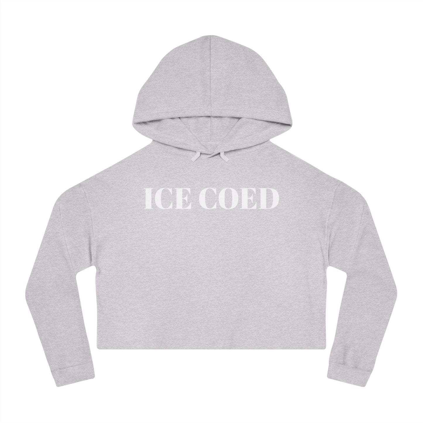 ICE COED - Cropped Hooded Sweatshirt (7479267197016)