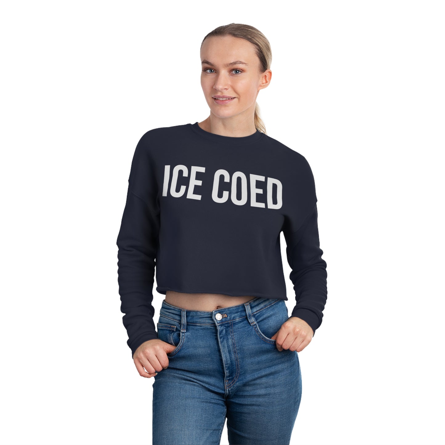 ICE COED Cropped Sweatshirt (7522105753688)