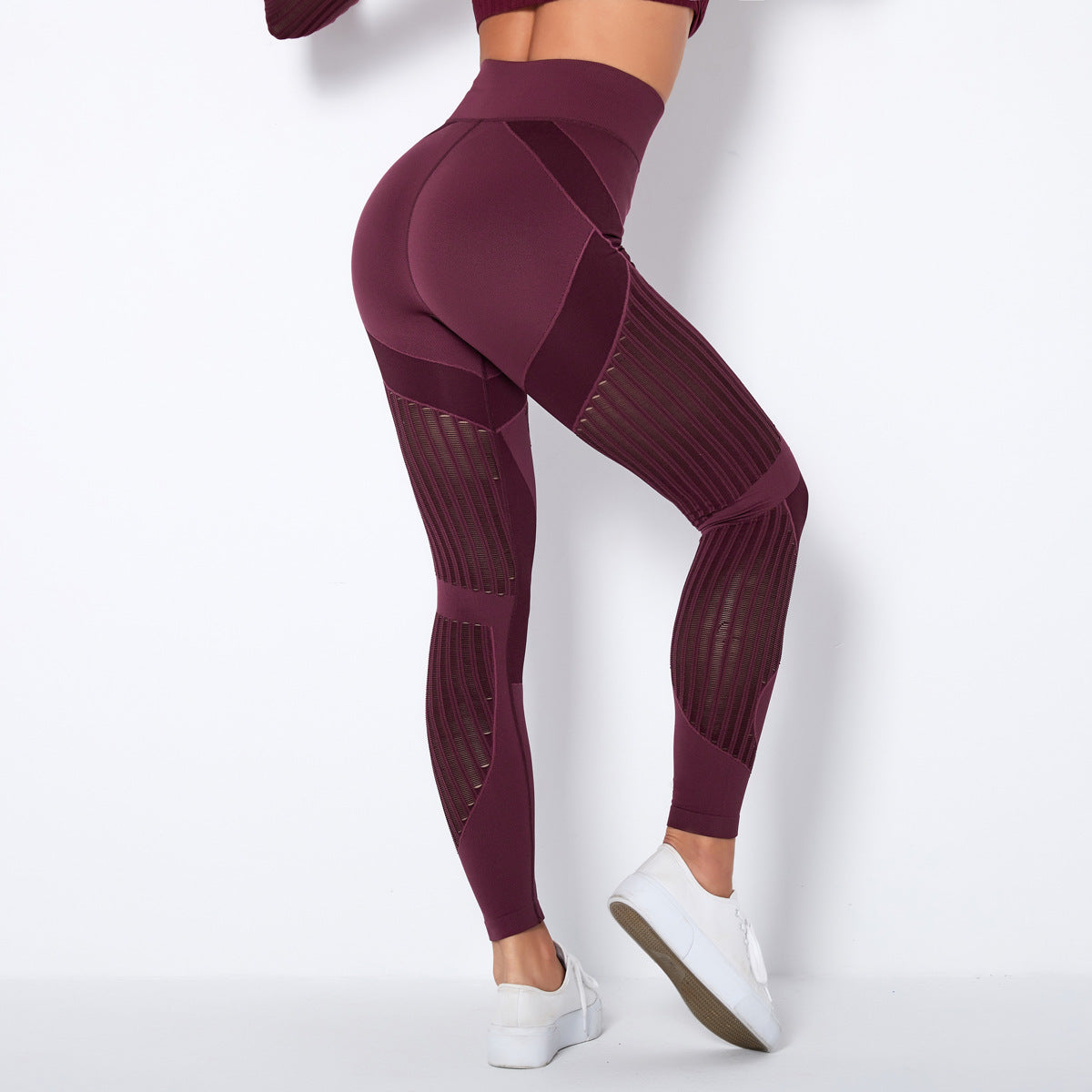 Hip Lifting Stretch Tight Bodybuilding Bottoming Shaping Sports Pants Seamless Yoga Pants (7525023875160)