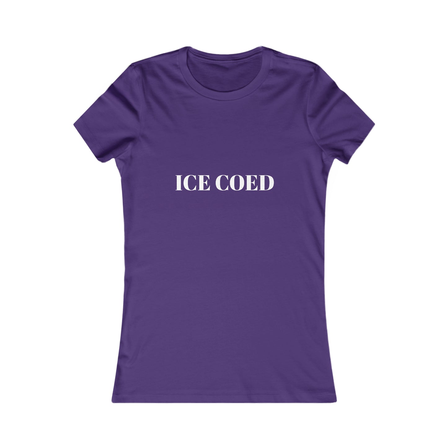 ICE COED Athletic Women's T-Shirt (7479178592344)