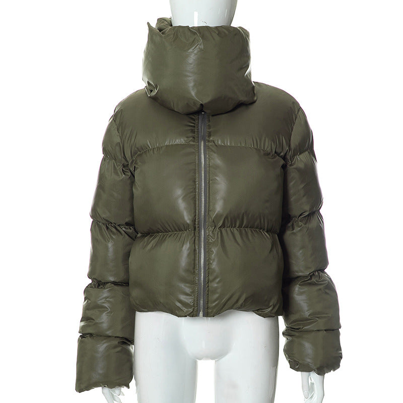 Scarf Coat - Snap-On Scarf Thick Coat (7516640608344)