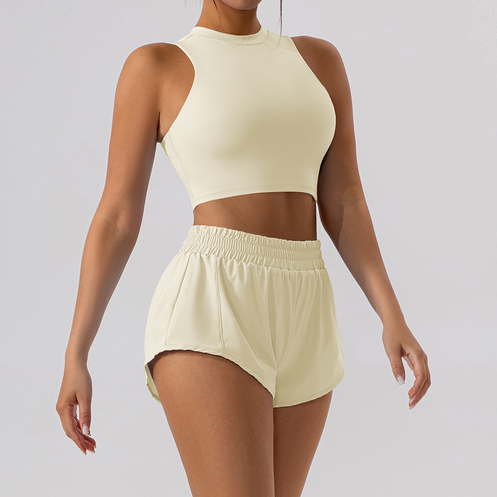 Slim-Fit Sheath Two-Piece Skort Set