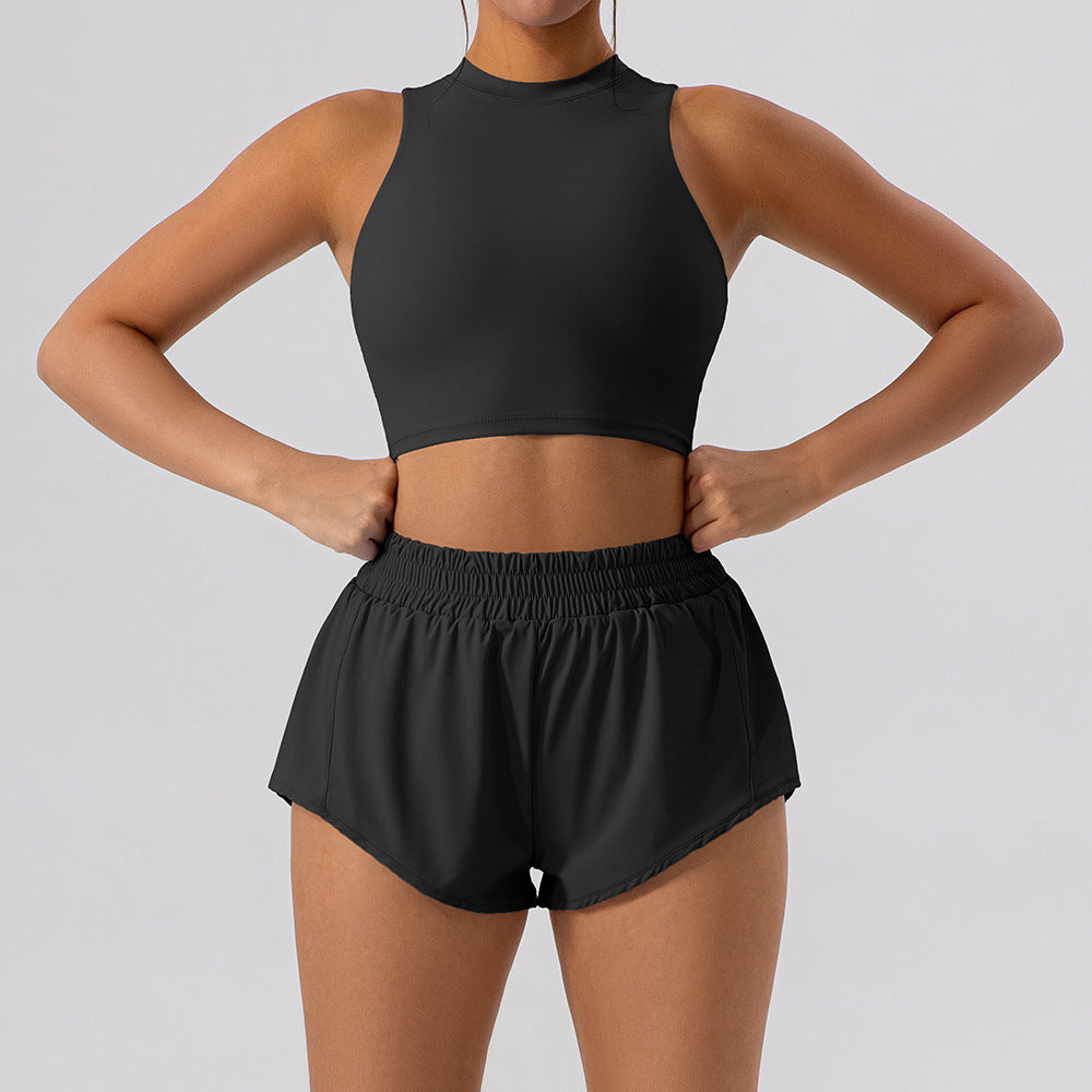 Slim-Fit Sheath Two-Piece Skort Set