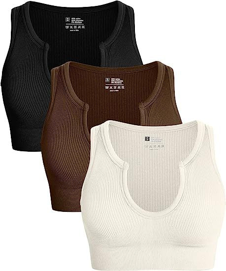 Casual Vest Crop-Top - Solid Color (7516558655576)