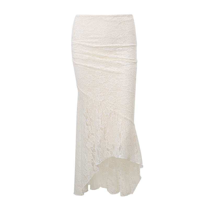 French Lace Pleated Skirt Set