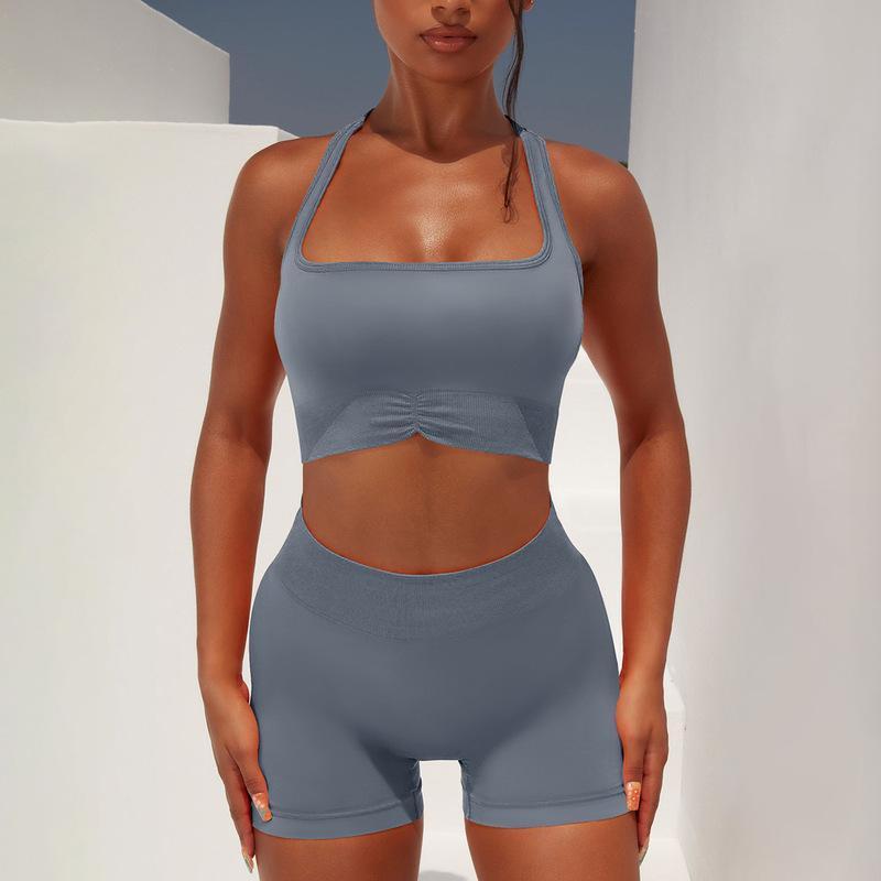 About Fitness - High-Waist Hip Lift Fitness Suit Set (7516861169752)