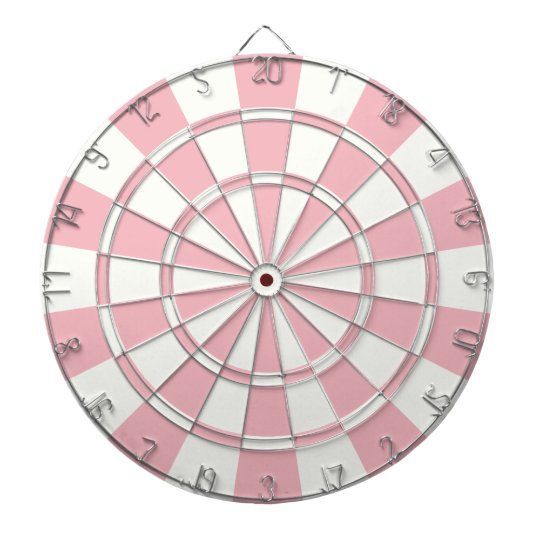 Pink & White Dartboard