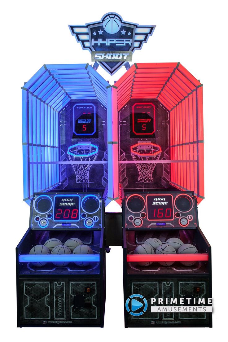 Red/Blue Basketball Hoop Game