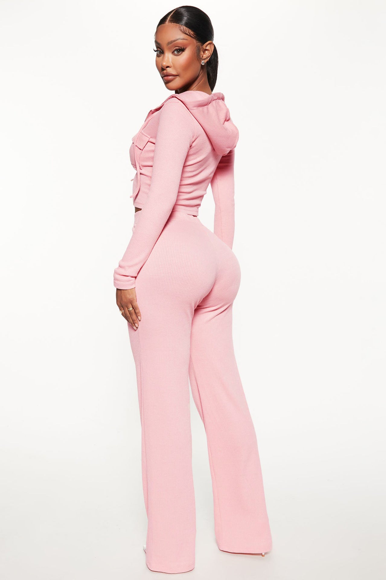 Another Comfy Set - Knitted Hooded Cardigan Two-Piece Set (7516850880600)