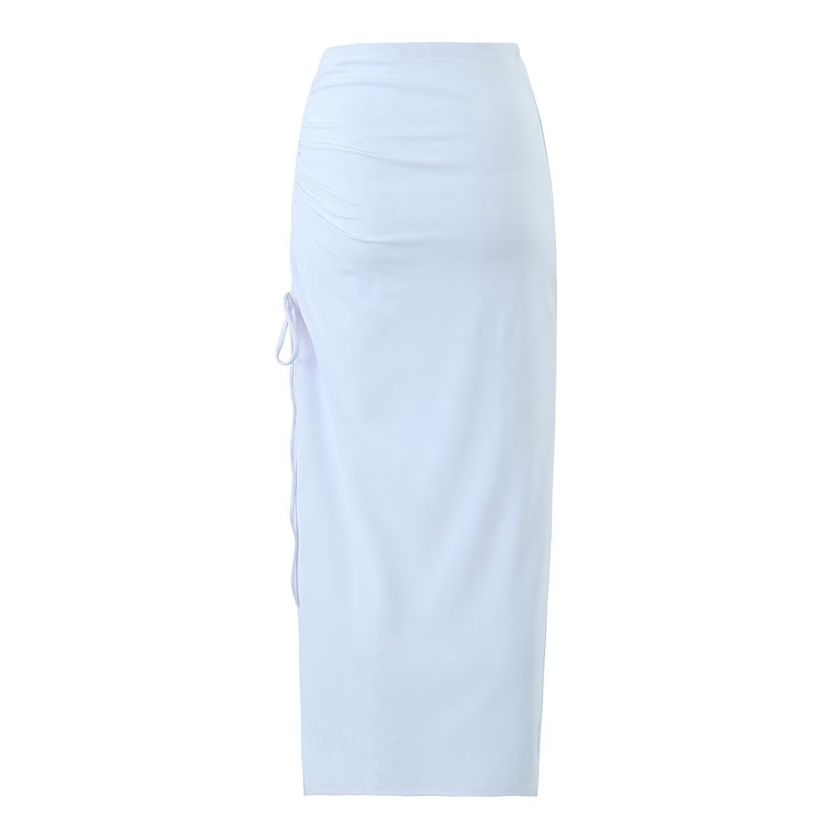 Asymmetrical Drawstrings Sheath Dress