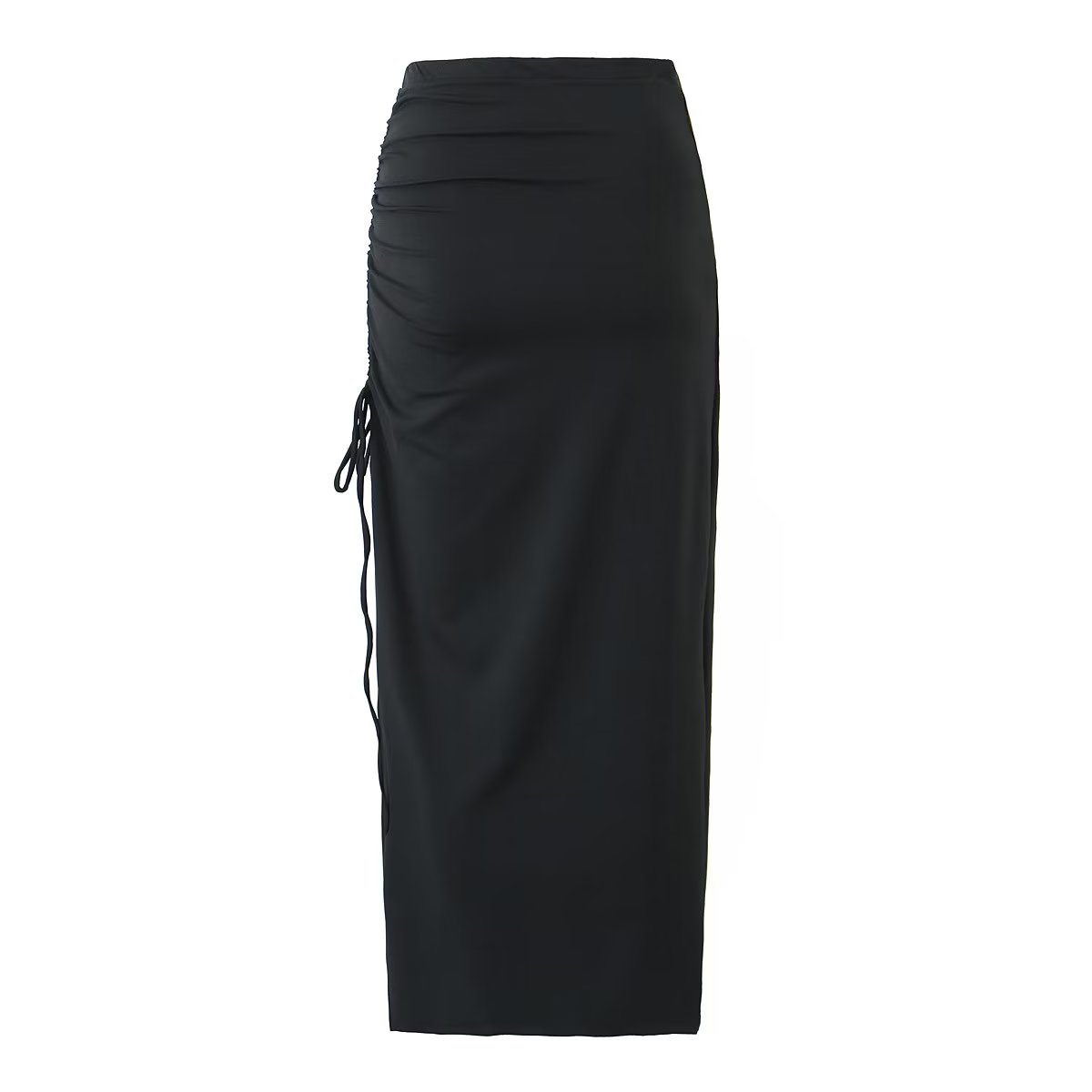 Asymmetrical Drawstrings Sheath Dress