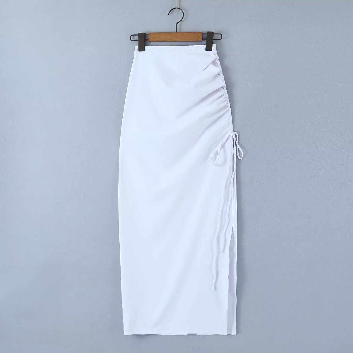 Asymmetrical Drawstrings Sheath Dress
