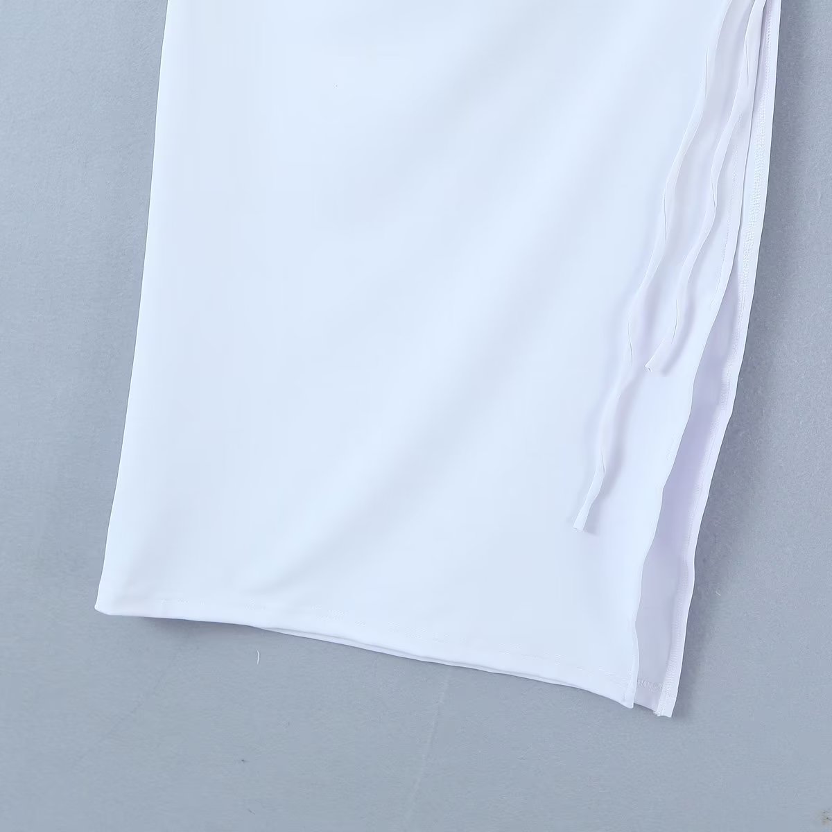 Asymmetrical Drawstrings Sheath Dress
