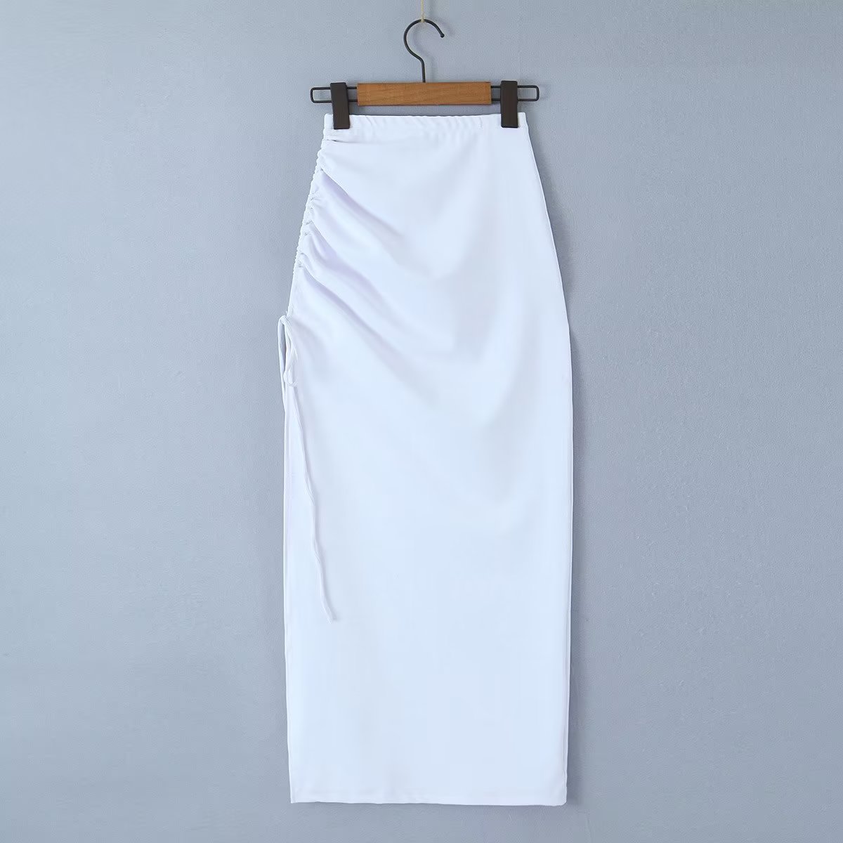 Asymmetrical Drawstrings Sheath Dress