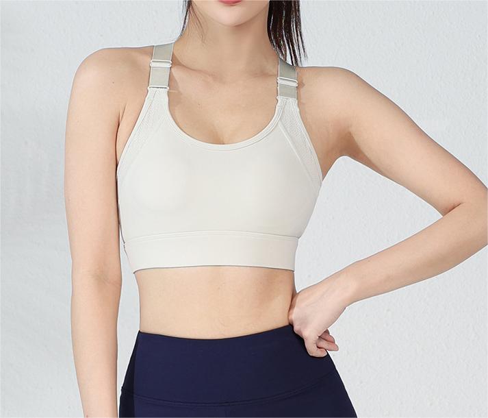 Double-Wide Straps Yoga Bra