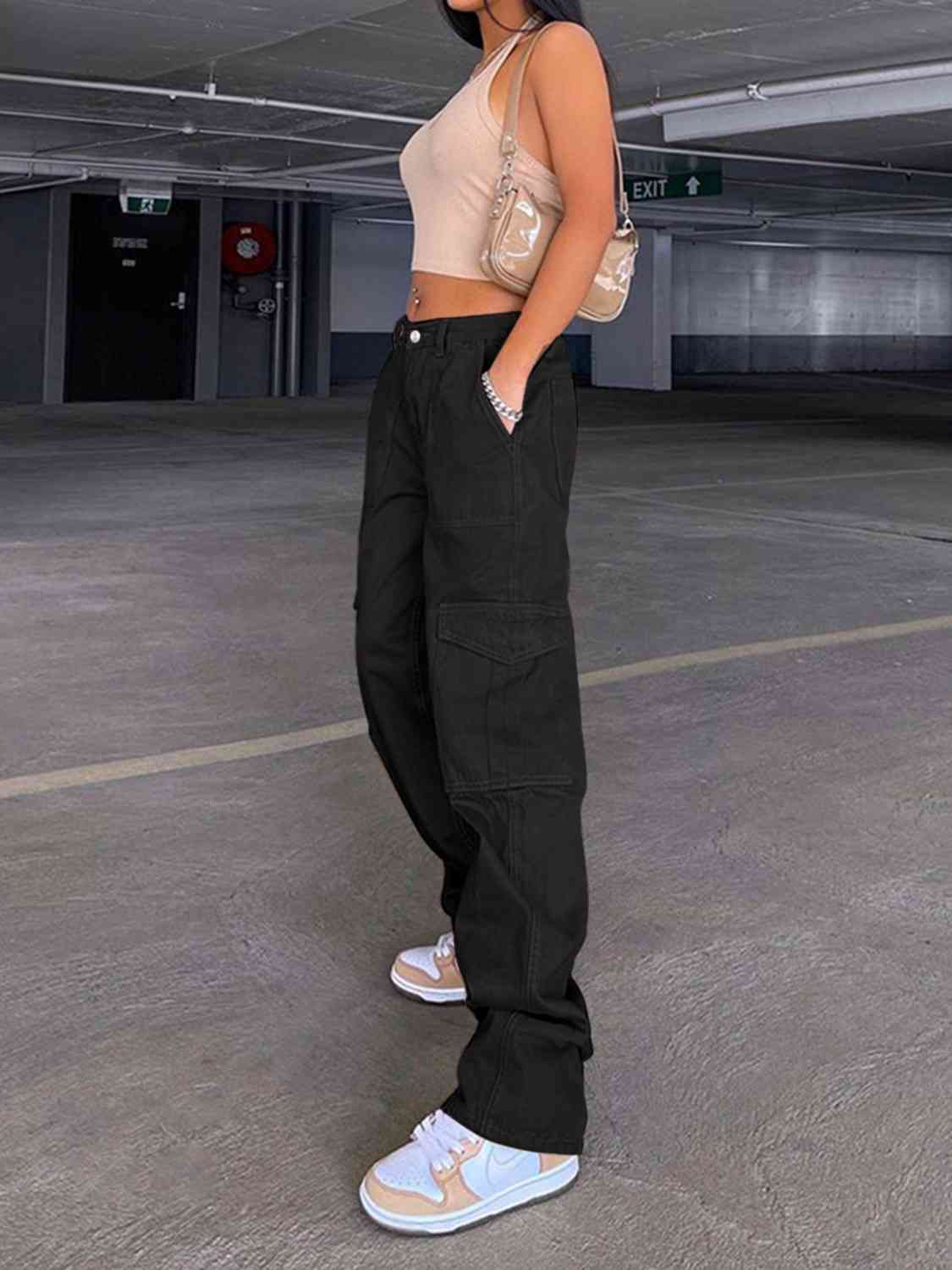 Straight Jeans With Pockets (7484161327192)