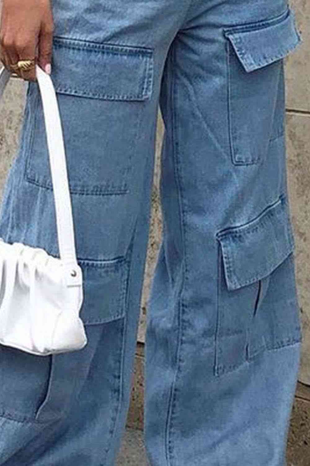 Knees-Pockets-Jeans - Wide Leg (7486622007384)
