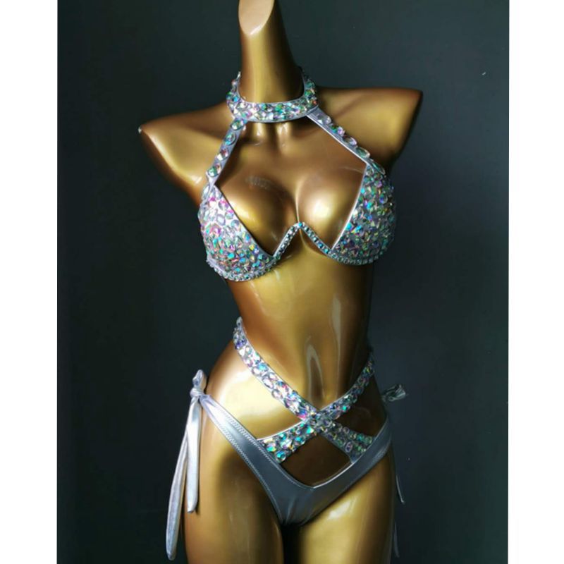 Rhinestone Gems - Cut-Out Bikini (7516541812824)