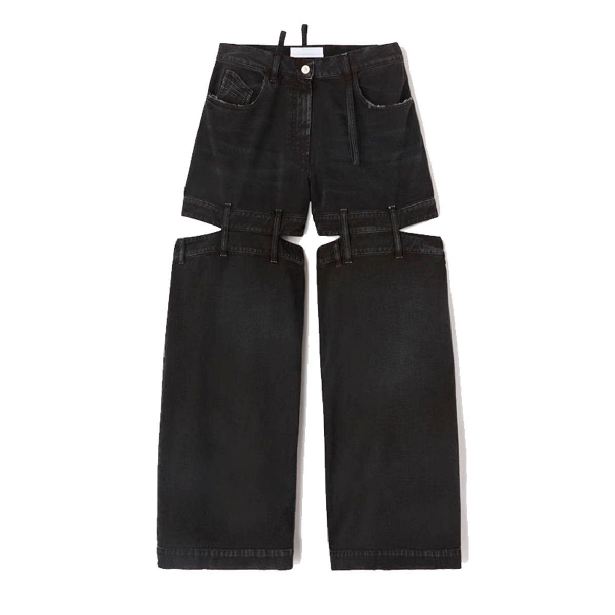 Niche Stitching Loose Wide Leg Pants