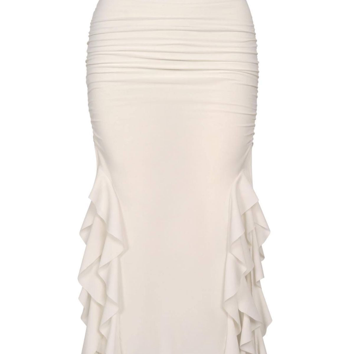 Jellyfish/Eggplant Lace Sheath Skirt