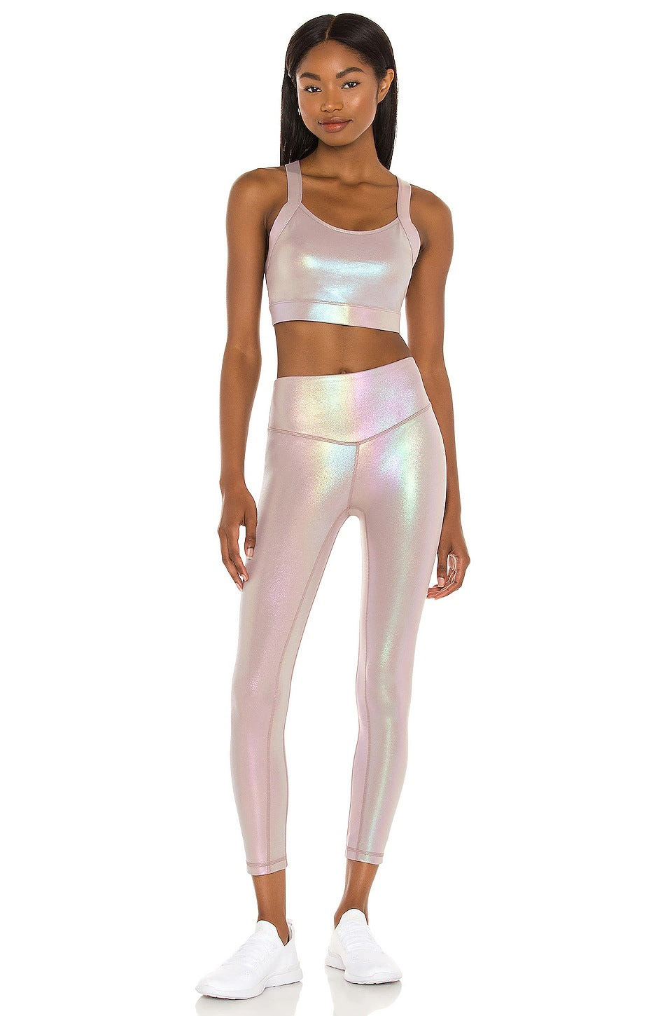 Shine Bright Bronzing Elastic Yoga Two-Piece Set (7516840951896)