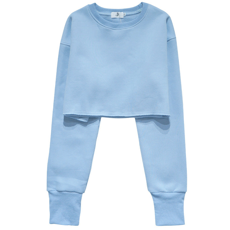 Such A Cotton-T - Fleece Lined Pullover Long Sleeves Sweatshirt Sweater (7517822091352)
