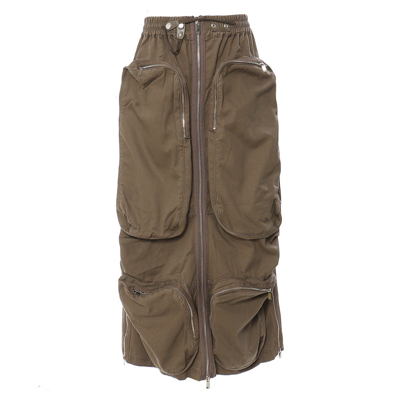 Industry Mid-Length Multi-Pocket Two-Way Skirt