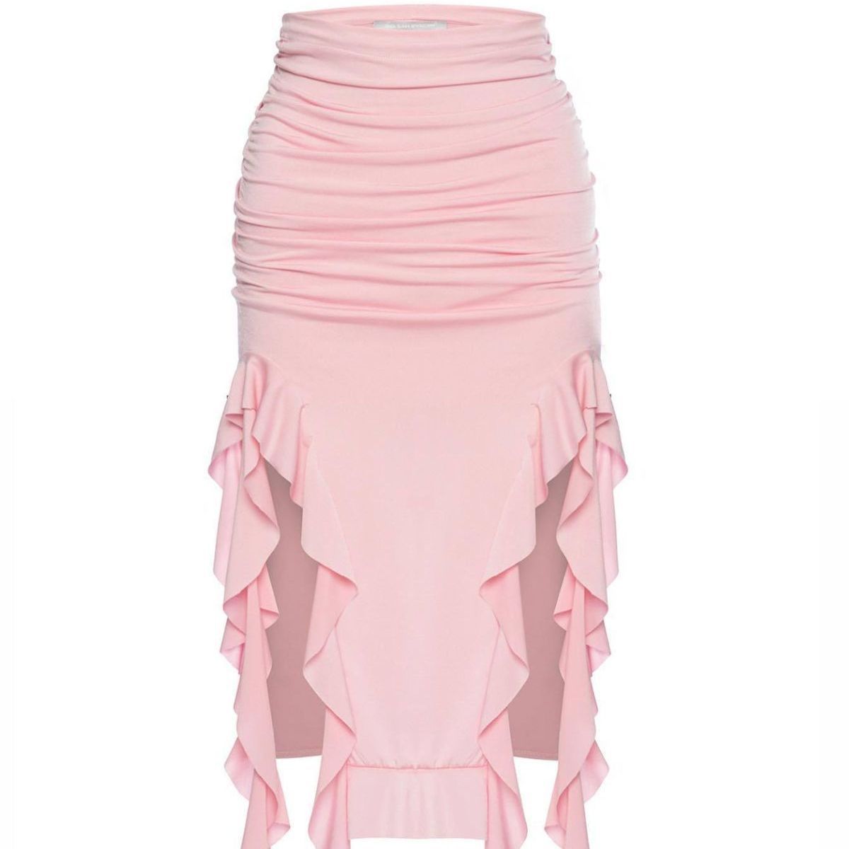 Jellyfish/Eggplant Lace Sheath Skirt
