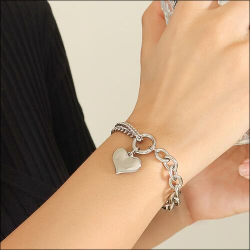 Half Chunky Chain - Titanium Steel Bracelet (7500202180696)