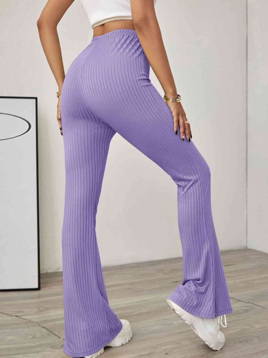 Flare Leg Pants - High-Waist (7500880969816)