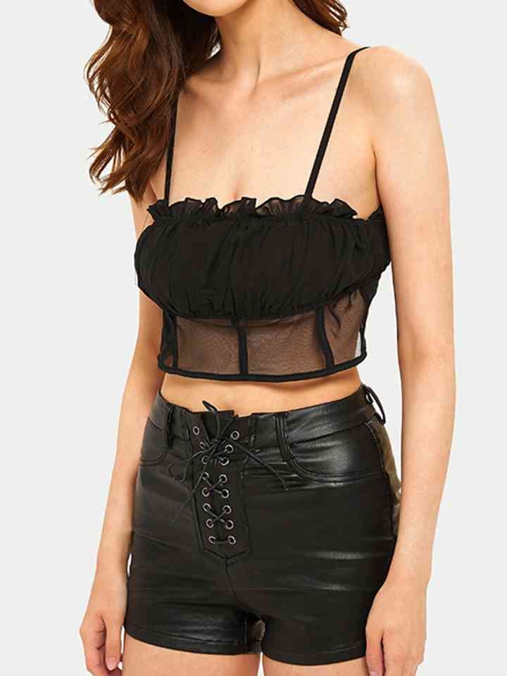 Gotta Be Laced - Full Size Lace-Up Shorts (7500820152408)