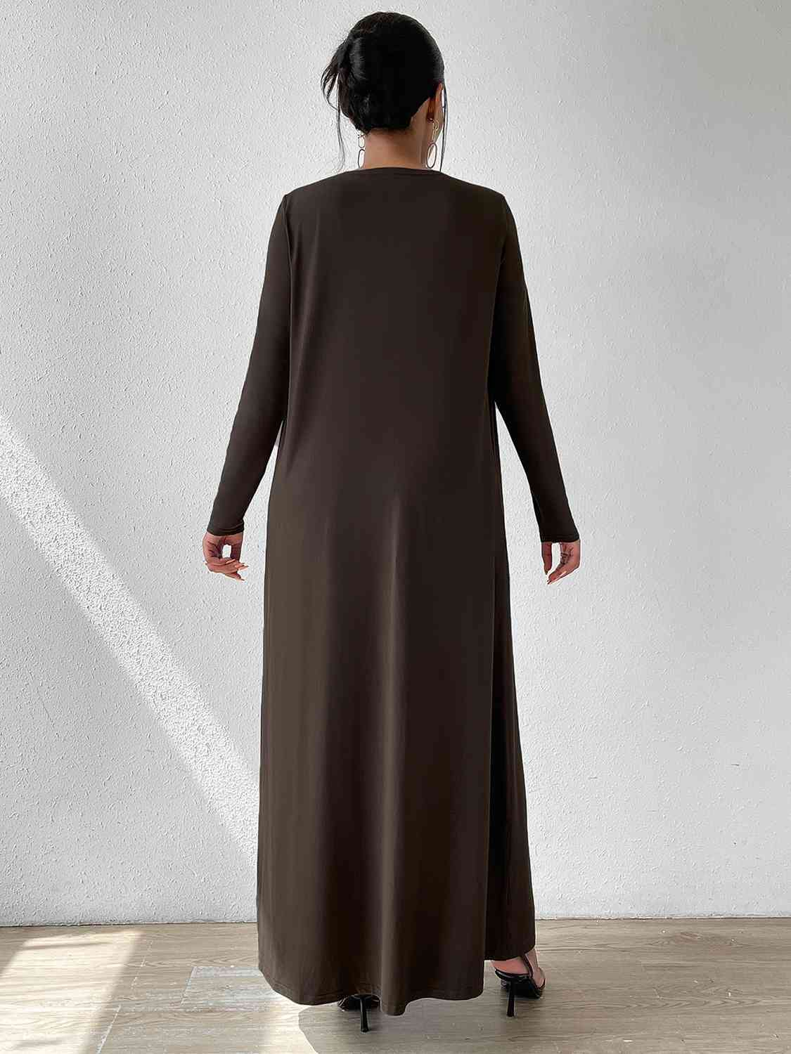 Strapless Dress & Cardigan - Set (7484245409880)