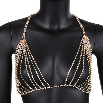 Diamoned-Out! - Hollowed-Out Diamond Fishnet Style Bra (7517781000280)