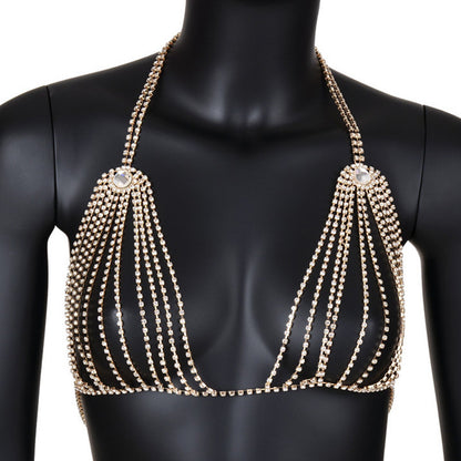 Diamoned-Out! - Hollowed-Out Diamond Fishnet Style Bra (7517781000280)