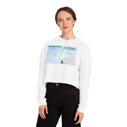 Inky Women’s Cropped Hooded Sweatshirt