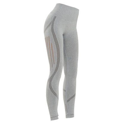 Knitted Seamless - High-High Waist Fitness Yoga Pants (7520615301208)
