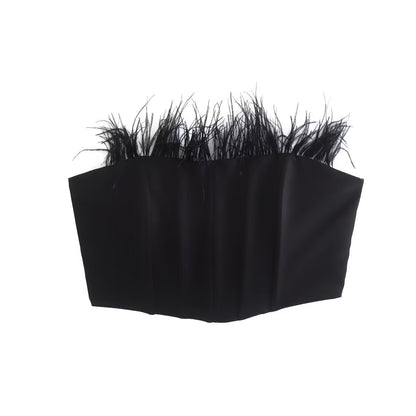 French Feathers - Corset Top (7518483578968)