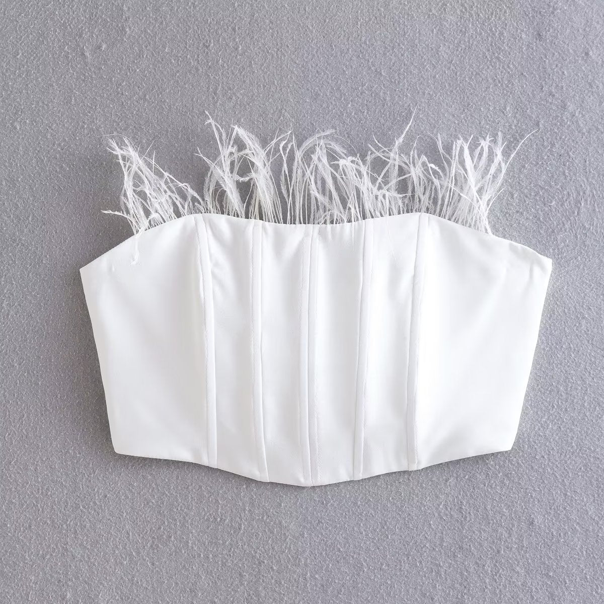 French Feathers - Corset Top (7518483578968)