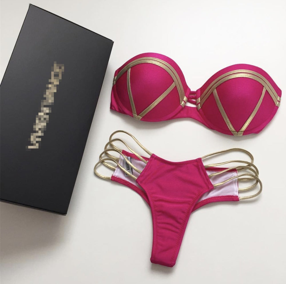 Stitch Fit - Bronzing Stitch Swimsuit Bikini (7516561801304)