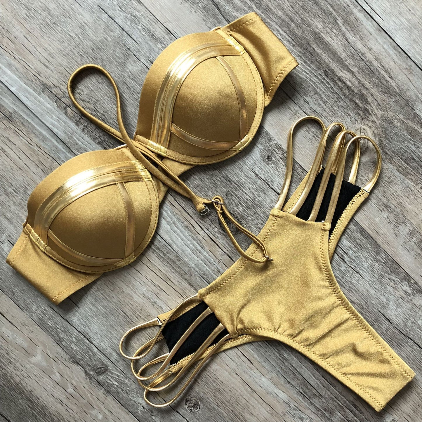 Stitch Fit - Bronzing Stitch Swimsuit Bikini (7516561801304)