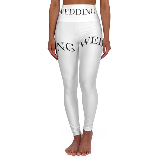 WEDDING Yoga Pants Double Black (7478394421336)