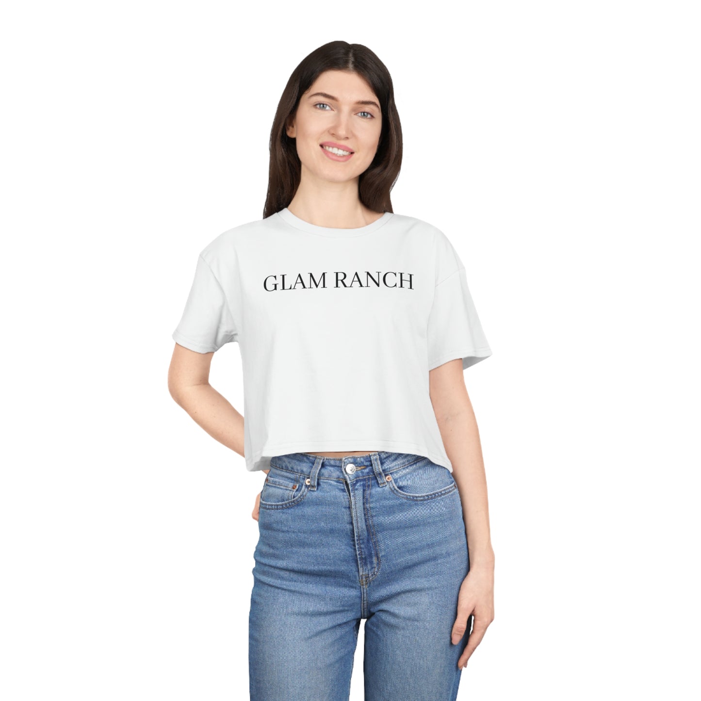 GLAM RANCH - Crop Tee (7479261429848)