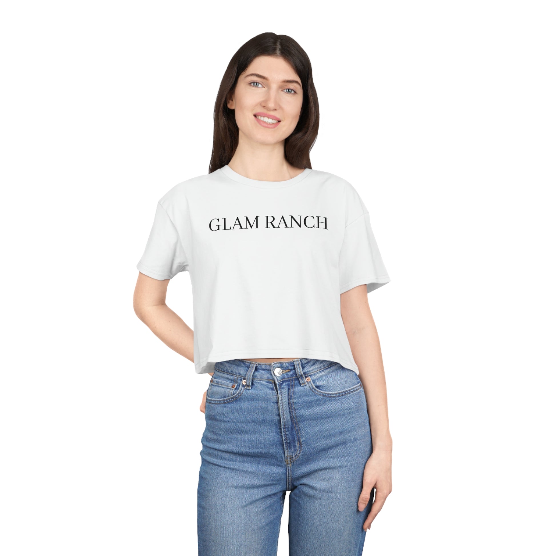 GLAM RANCH - Crop Tee (7479261429848)