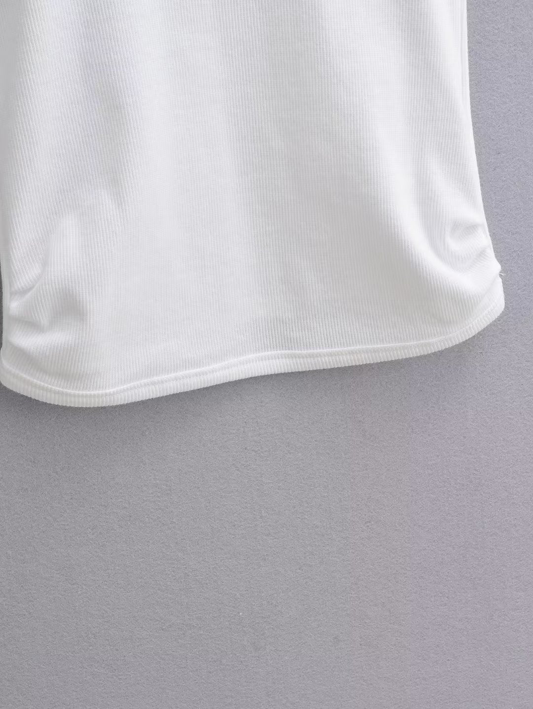 Square Collar Slim-Fit Vest Sling Top