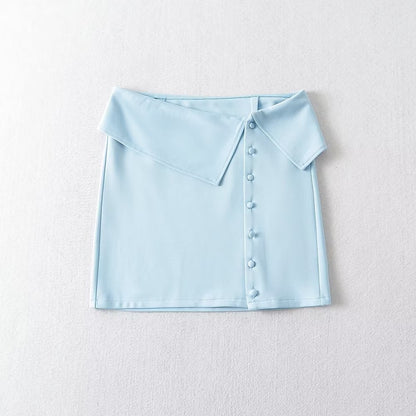 Slim-Fit A-Line Skirt